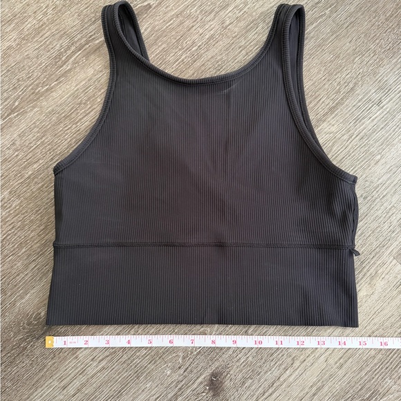 Lululemon Athletica Black Ribbed Sports Bra - Picture 6 of 7